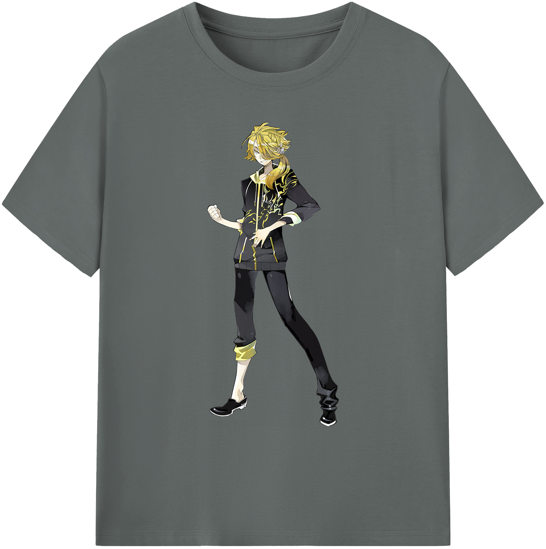 （画像用） 刀剣乱舞 Touken Ranbu 綿100％ メンズ半袖Tシャツ｜肌触りやわらか＆通気性